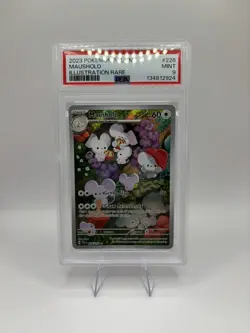 Pokemon TCG Maushold 226/193 Paldea Evolved Illustration Rare Card NM PSA 9 - Image 1