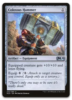 MTG Core Set 2020 M20 Colossus Hammer Magic the Gathering Card NM/M PACK FRESH - Image 1