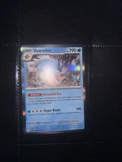 Pokemon Gyarados TCG Holo Card 130/165 Scarlet & Violet 151 - Image 1