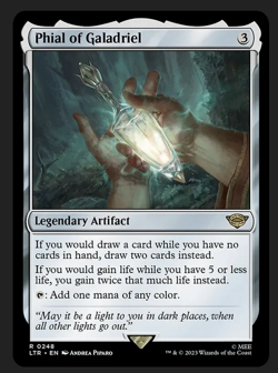 Phial of Galadriel NM/M Lord of the Rings MTG Magic Card - Image 1