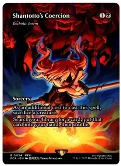 1x Shantotto's Coercion (Diabolic Intent) - MTG FINAL FANTASY 0034 - Image 1