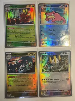Pokemon TCG Prismatic Evolutions Masterball Lot Of 4 Cards - Image 1