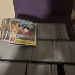 One Piece Card Lot All Rare Or Better - Image 2