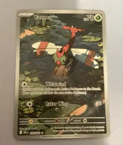 Pokemon Tcg Yanma 183/182 FULL Art SIR HOLO RARE DESTINED RIVALS NM CARD - Image 1