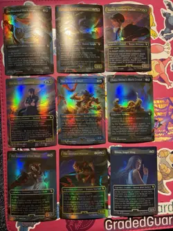 Final Fantasy x Magic the Gathering The Destined Scene lot & Other Cards Lot - Image 1