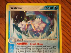 Pokemon 2004 Pokemon Ex Hidden Legends Walrein holo card, mint condition - Image 2