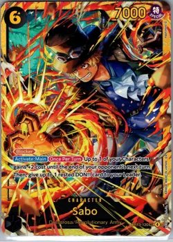 Sabo OP13-120 Carrying On His Will - One Piece Card Game - NM - Image 1