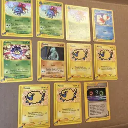 EX Expedition Base Set Pokemon Card Lot 11 TCG 2002 Gloom Koffing Machop Mareep - Image 3
