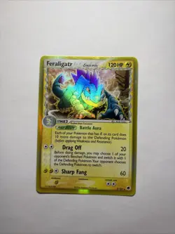 Feraligatr Delta Species Holo Card 2/101 Dragon Frontiers Near Mint Pokemon TCG - Image 1