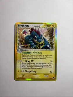 Feraligatr Delta Species Holo Card 2/101 Dragon Frontiers Near Mint Pokemon TCG - Image 2