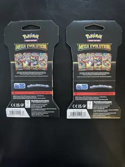 Why Of 2 POKEMON MEGA EVOLUTION SLEEVE SEALED Trading Cards - Image 2