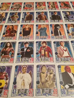 Dr Doctor Who Alien Attax Card Game TCG - Human Robot Cyborg Time Lord companion - Image 1