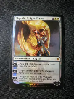 MTG Magic: Duel Decks Elspeth, Knight-Errant LP Foil Mythic Magic Gathering - Image 1