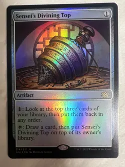 Sensei's Divining Top - Near Mint, English - Double Masters 2022 MTG - Foil - Image 1