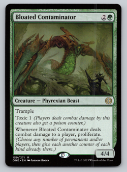 Bloated Contaminator- Phyrexia - AWBO - MTG - Image 1