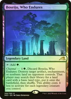 MTG Boseiju, Who Endures (Kamigawa: Neon Dynasty) Foil NM - Image 1