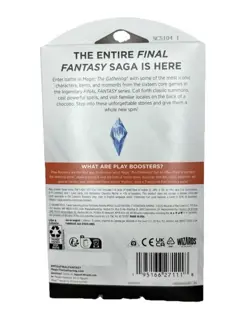 Magic the Gathering Final Fantasy Sleeved Play Booster Pack Cloud Art - Image 2