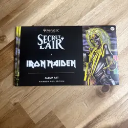 IN HAND SEALED Iron Maiden: Secret Lair rainbow FOIL MTG - Image 1