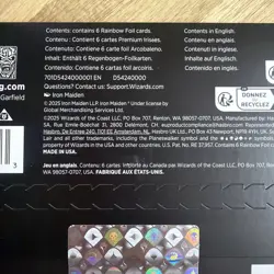 IN HAND SEALED Iron Maiden: Secret Lair rainbow FOIL MTG - Image 3