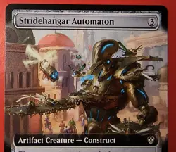 MTG, AETHERDRIFT: STRIDEHANGER AUTOMATION, RARE, 0035, EXTENDED ART, REGULAR,NM - Image 2