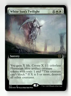 White Sun's Twilight (Extended Art FOIL) Phyrexia: All Will Be One #377 - Image 1