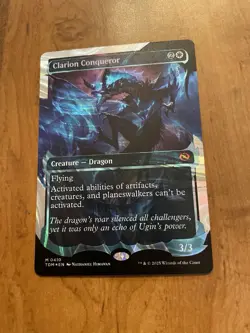 #0410 Clarion Conqueror (Halo Foil) Tarkir: Dragonstorm MTG Magic - Image 2