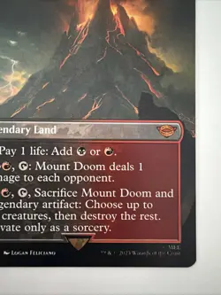 Mount Doom (Borderless) Universes Beyond: the Lord of the Rings: Tales of... - Image 4