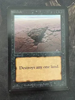 *** BETA Sinkhole *** NM-Mint Beauty! - DUTY PAID - Magic MtG - Image 1