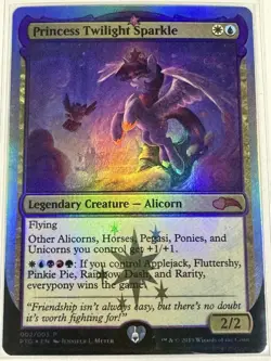 WOTC MtG Ponies: The Galloping Princess Twilight Sparkle (S) (Foil) LP - Image 1