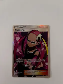 Plumeria (Full Art) 145/147 SM - Burning Shadows Ultra Rare Holo Pokemon TCG MP - Image 2