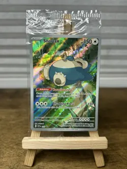 SEALED Pokemon Snorlax SVP 051 Scarlet & Violet 151 Holo Black Star Promo NM - Image 1