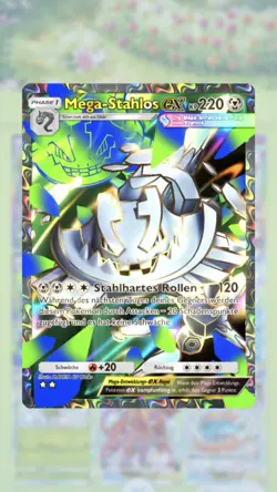 Pokemon TCG Pocket Mega-Stahlos EX ⭐⭐ Fullart (GER) - Trade - Image 1