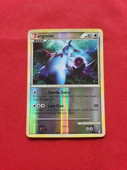 Pokemon: Zangoose #39/95 Reverse Holo Rare Call of Legends 2011 - MP - H20 - Image 1