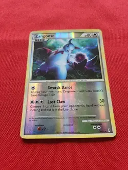 Pokemon: Zangoose #39/95 Reverse Holo Rare Call of Legends 2011 - MP - H20 - Image 3