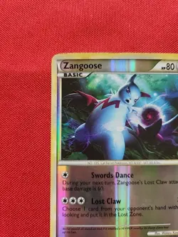 Pokemon: Zangoose #39/95 Reverse Holo Rare Call of Legends 2011 - MP - H20 - Image 4