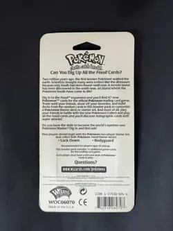 HEAVY 34.62g Pokemon Fossil Blister Booster Pack Factory Sealed WOTC Lapras - Image 4