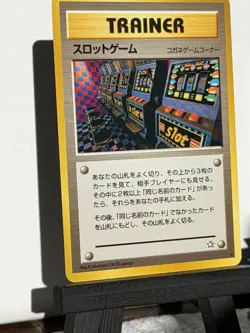 Pokemon Neo Genesis Arcade Game Slots Trainer Banned Artwork Japanese Near Mint - Image 3