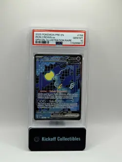 2025 Pokemon S&V Prismatic Evolutions Iron Crown ex PSA 10 #158/131 - Image 1