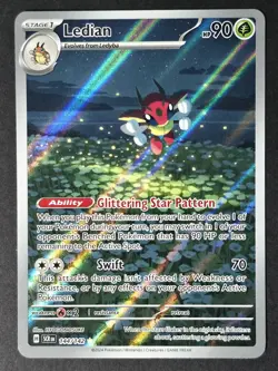 [NM] Ledian 144/142 Illustration Rare Pokemon Stellar Crown - Image 1