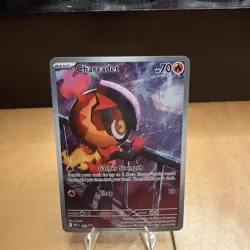 Pokemon Charcadet 022 Black Star Promo Phantasmal Flames Illustration Rare NM - Image 1