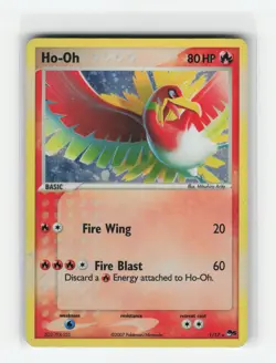 HO-OH 1/17 POP SERIES 5 HOLO RARE POKEMON TCG MP - Image 1