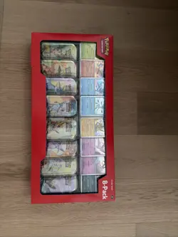 Pokemon Prismatic Evolutions 8-Pack Mini Tins Costco Bundle - Image 1