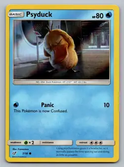 Pokemon TCG Detective Pikachu Psyduck (Holo Common) 7/18 - Image 1