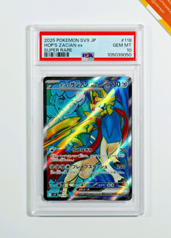 Pokemon PSA 10 Hop's Zacian Ex #118 SV9 Battle Partners Super Rare 2025 Japanese - Image 1