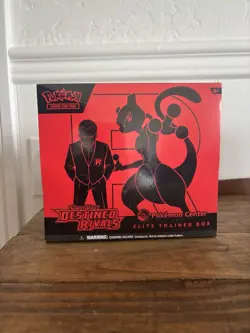 Pokemon TCG Destined Rivals Elite Trainer Box Pokemon Center IN HAND - Image 1