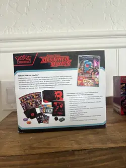Pokemon TCG Destined Rivals Elite Trainer Box Pokemon Center IN HAND - Image 3