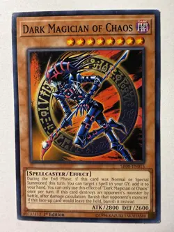 Dark Magician of Chaos SR08-EN015 Common 1st Ed LP Yugioh - Image 1