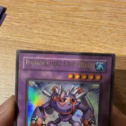 Elemental Hero Steam Healer DP1-EN013 Ultra Rare Name-Shift Light Play+ Yugioh - Image 2