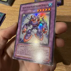 Elemental Hero Steam Healer DP1-EN013 Ultra Rare Name-Shift Light Play+ Yugioh - Image 4