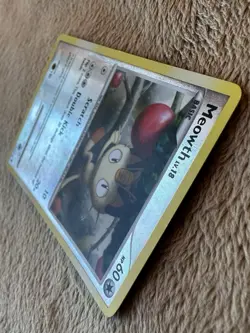 2009 Pokemon TCG DP Supreme Victors Meowth Reverse Holo Card 114/147 MP - Image 3